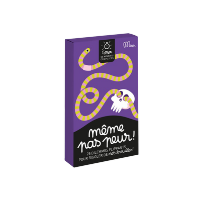 MINUS Jeu de discussion Même pas peur Violet