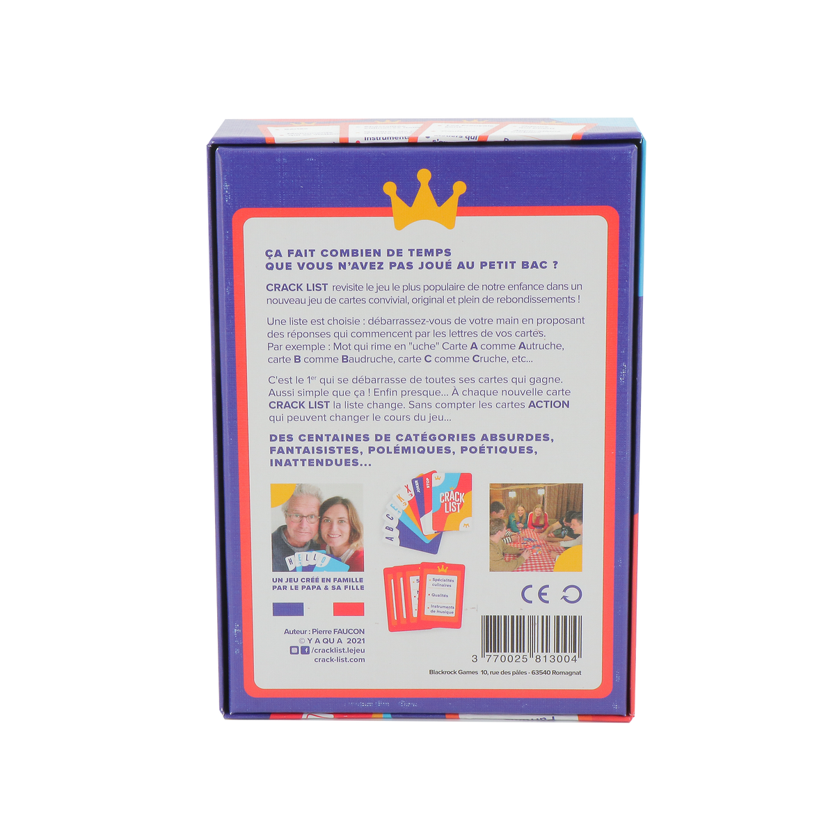 Jeu de société Crack list Multicolore
