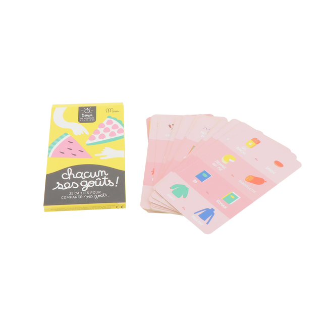 MINUS Jeu de discussion CHACUN SES GOUTS