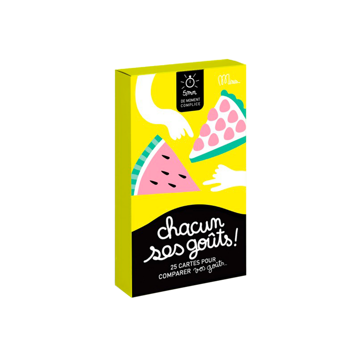 MINUS Jeu de discussion Chacun ses gouts Jaune