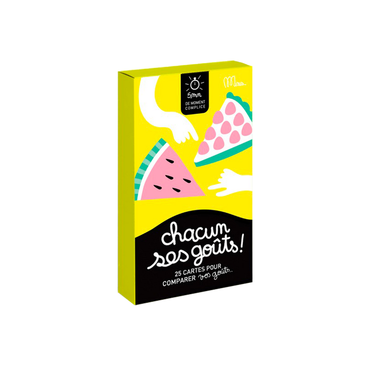 MINUS Jeu de discussion Chacun ses gouts Jaune