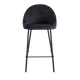 4MURS Tabouret de plan de travail Caitlyne Noir