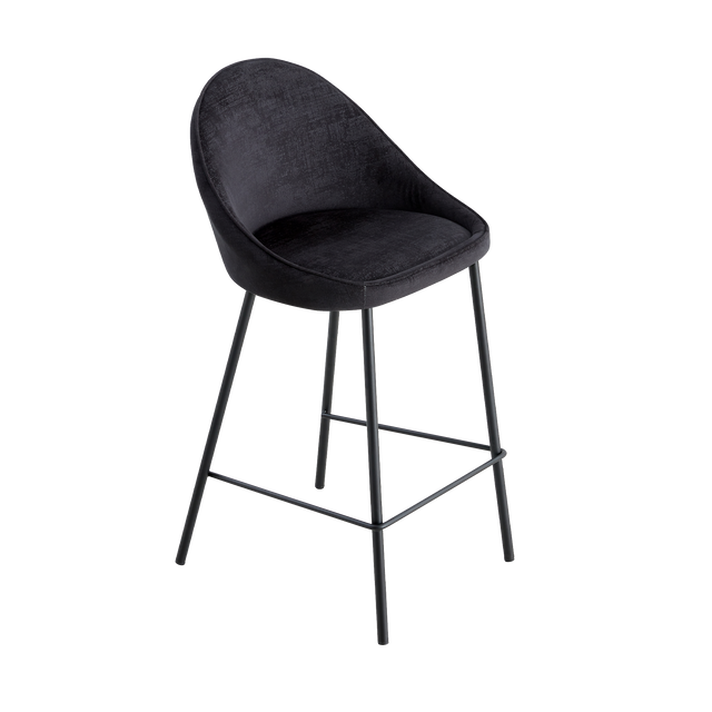 4MURS Tabouret de plan de travail CAITLYNE coloris noir