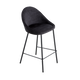 4MURS Tabouret de plan de travail Caitlyne Noir