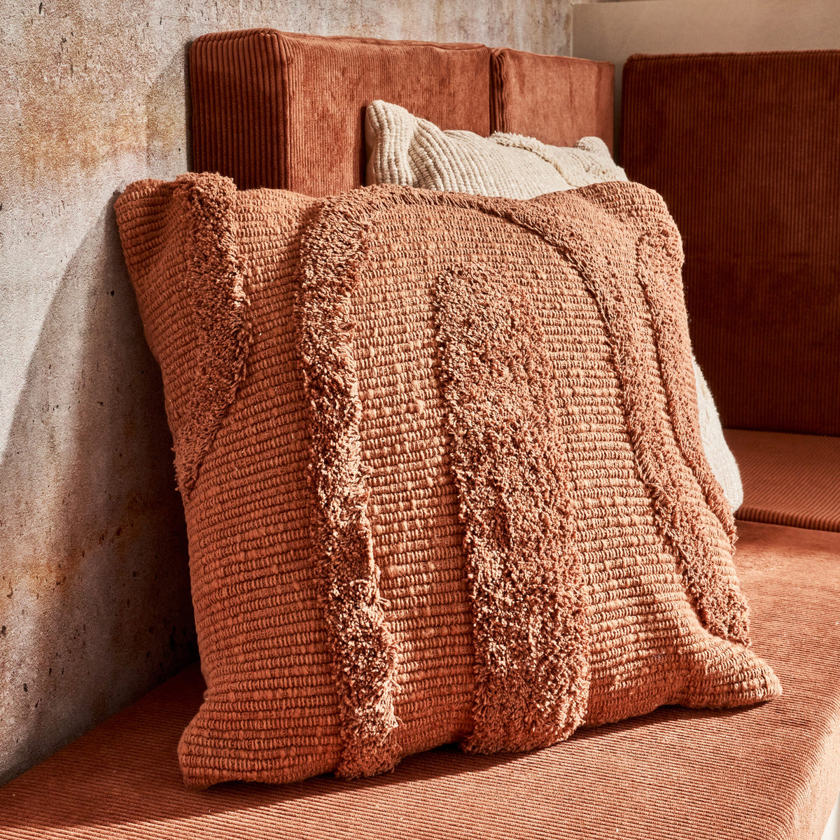 Coussin Tikia Marron