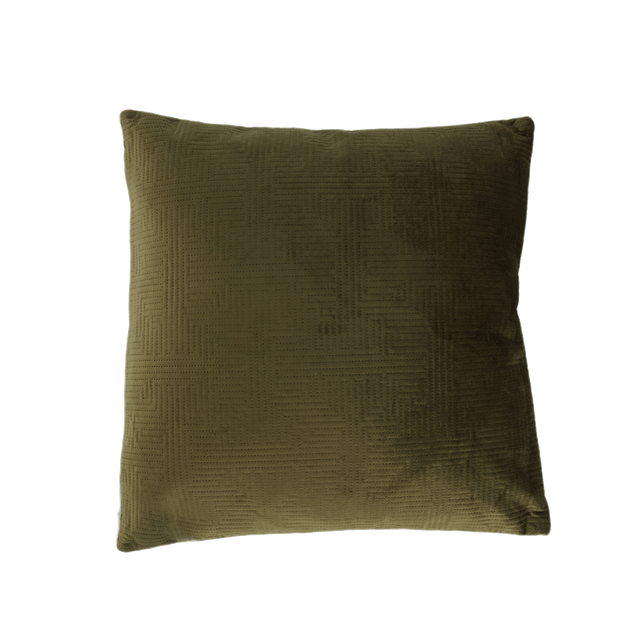 Coussin ADONIS coloris vert 45 x 45 cm