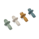 LIEWOOD Coffret couverts bébé Animaux Bleu/vert/blanc/jaune