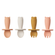 LIEWOOD Coffret couverts bébé Animaux Rose/blanc/jaune