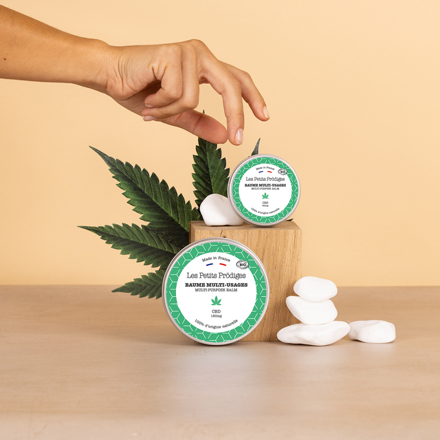LES PETITS PRÖDIGES Baume multi-usages MAGIQUE CBD vert