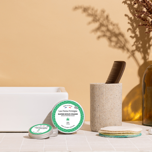 LES PETITS PRÖDIGES Baume multi-usages MAGIQUE CBD vert