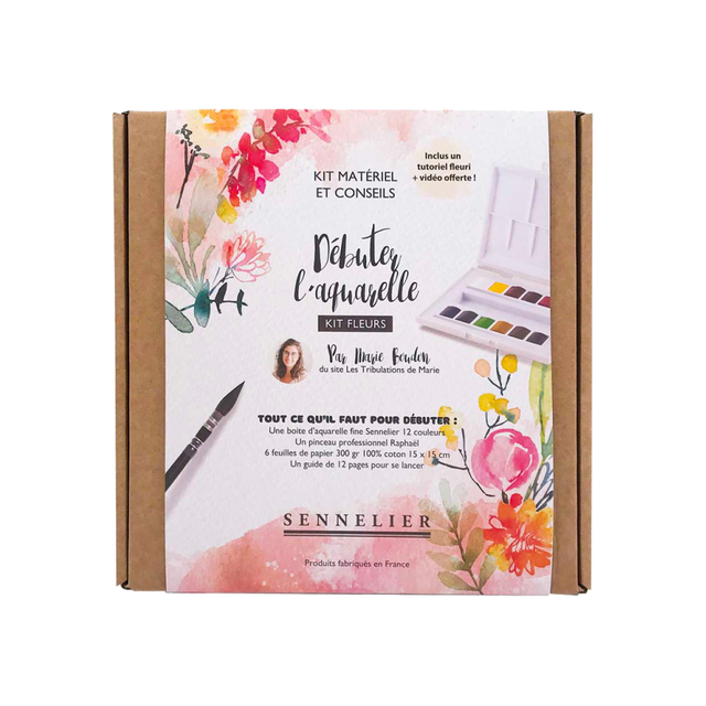 SENNELIER Kit LA PETITE AQUARELLE FLEURI