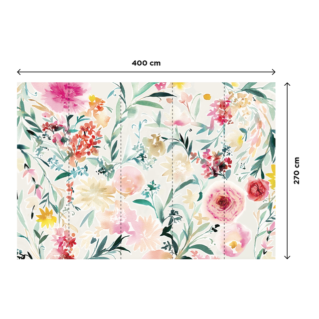 4MURS Papier peint panoramique XL ROSALIA 400 x 270 cm