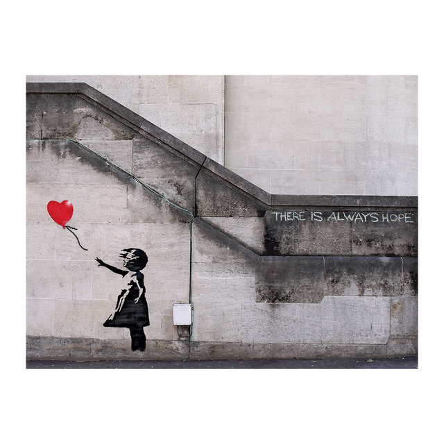 Blue Shaker Affiche HOPE 40 x 30 cm