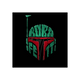 BLUE SHAKER Affiche Letters bobafett Vert / rouge / noir