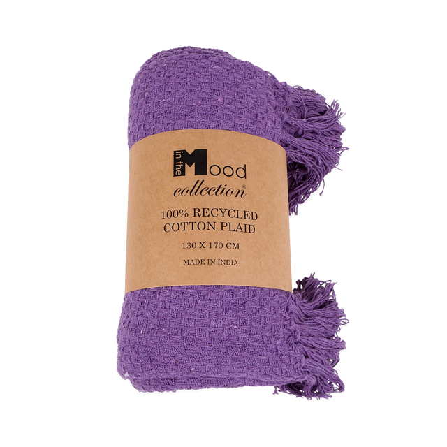 Plaid CRIXUS coloris violet