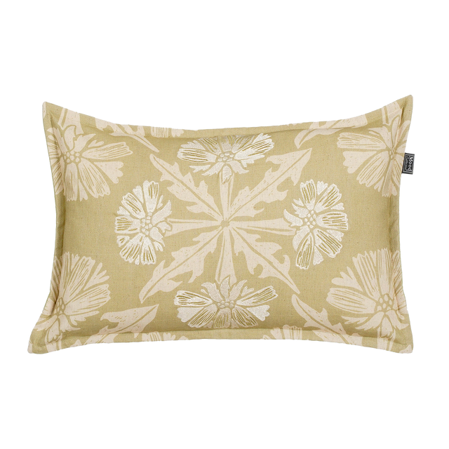 Coussin DANDELION coloris vert 37 x 57 cm