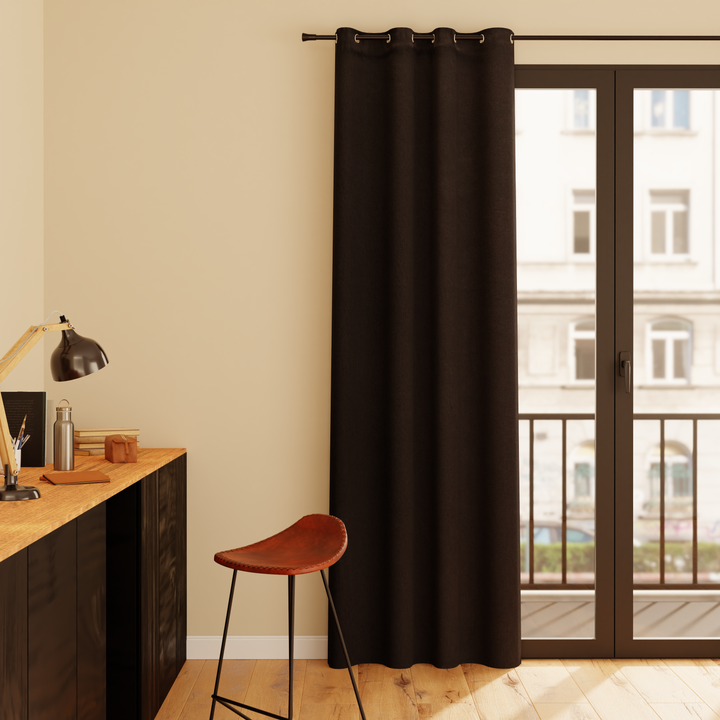 Rideau thermique Boston Gris orage