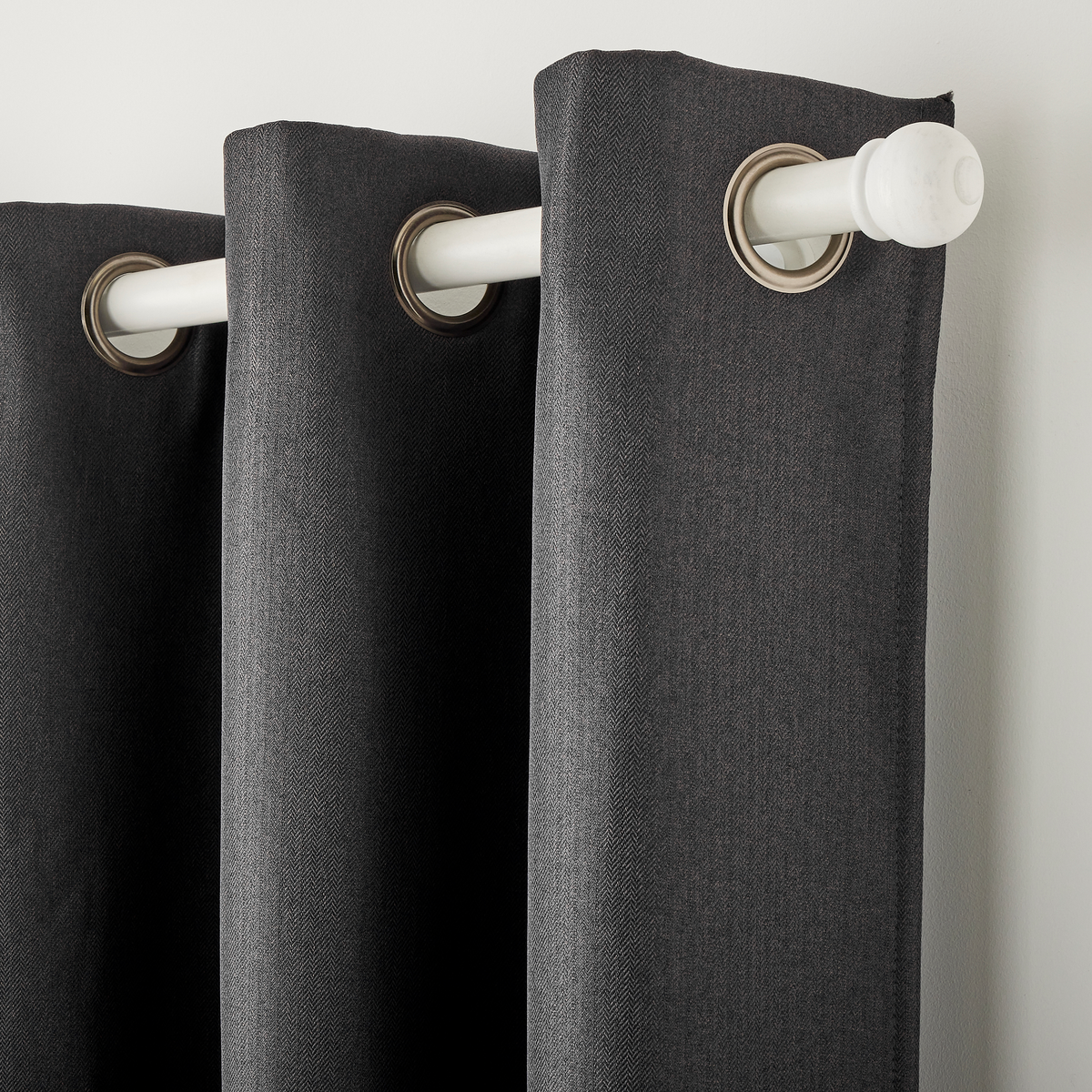 Rideau thermique Boston Gris orage