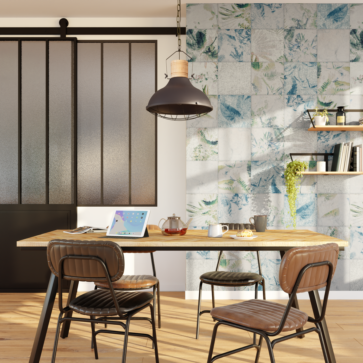 4MURS Papier peint panoramique L Martial Gris béton