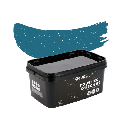 POUSSIÈRE D'ÉTOILES Peinture Poussière d'étoiles Bleu alnitak Mat 2L