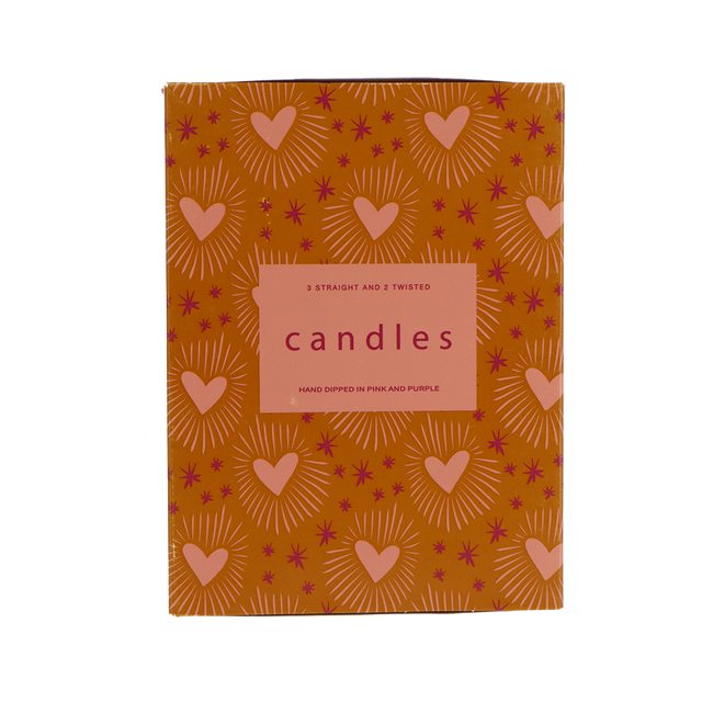 Bougie AMOR coloris rose