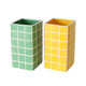 Vase Cubo Jaune/vert