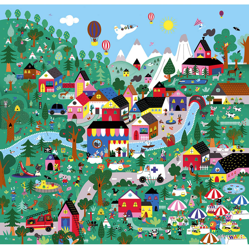 JANOD Jeu éducatif Cherche et trouve les couleurs Vert