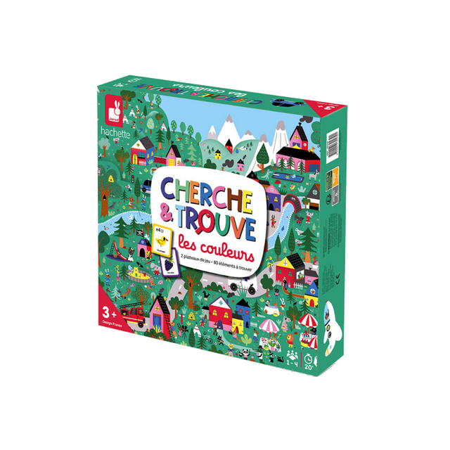 Janod Jeu éducatif CHERCHE ET TROUVE LES COULEURS