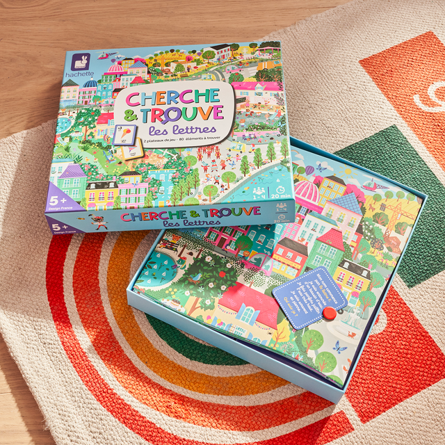 Janod Jeu éducatif CHERCHE ET TROUVE LES LETTRES