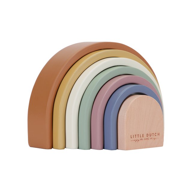 Little Dutch Jeu d'éveil ARC-EN-CIEL À EMPILER