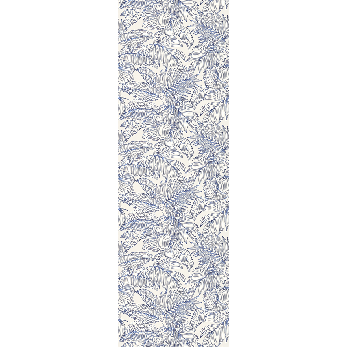 Papier peint intissé Manahiva Bleu électrique