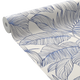 Papier peint intissé Manahiva Bleu électrique