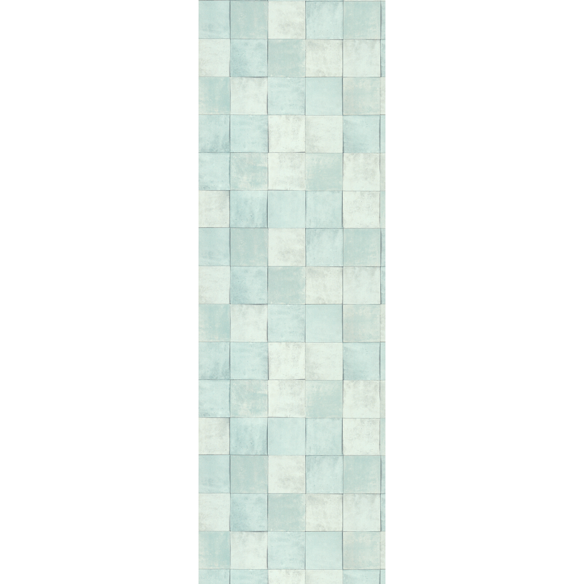 Papier peint intissé Carsten Bleu aqua