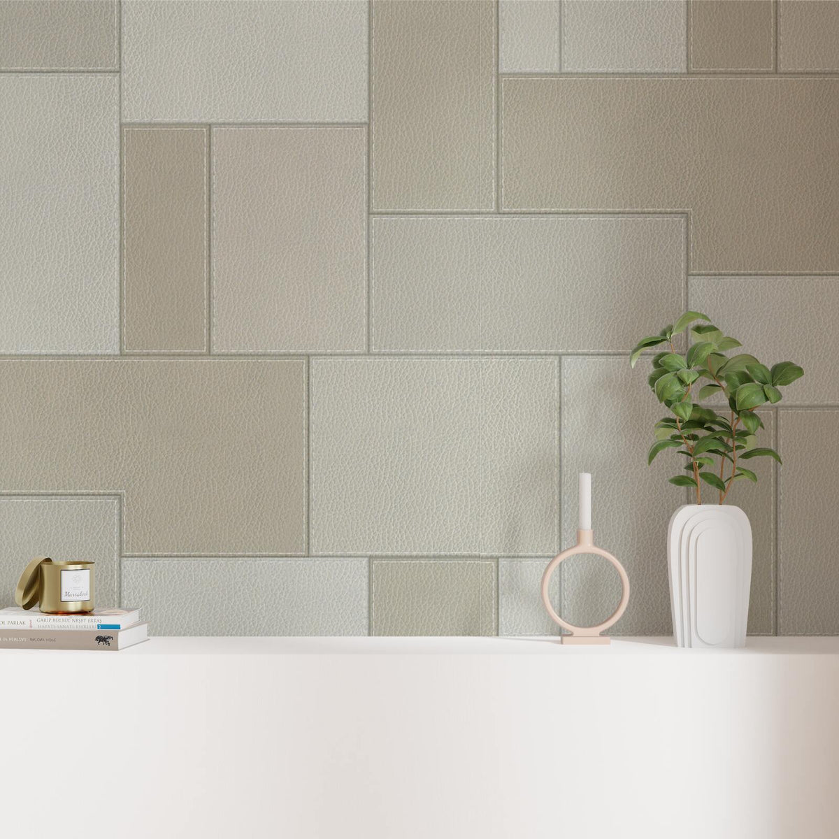 Papier peint intissé Danny Beige