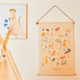 4MURS Kakémono déco Abécédaire des dunes Multicolore