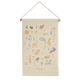4MURS Kakémono déco Abécédaire des dunes Multicolore