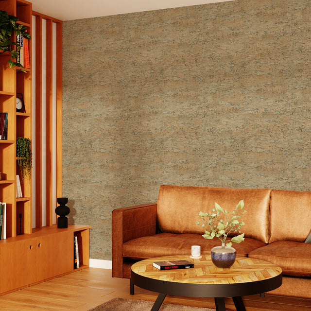 4MURS Papier peint intissé FALCO coloris brun liège