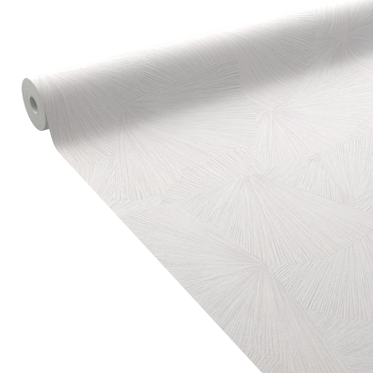 Papier peint intissé Yang Blanc