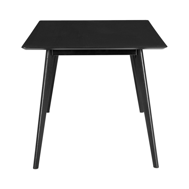 Table de salle à manger ANGOR coloris noir 90 x 180 cm