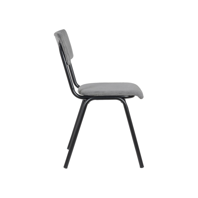 Chaise CYNTHIA coloris gris anthracite