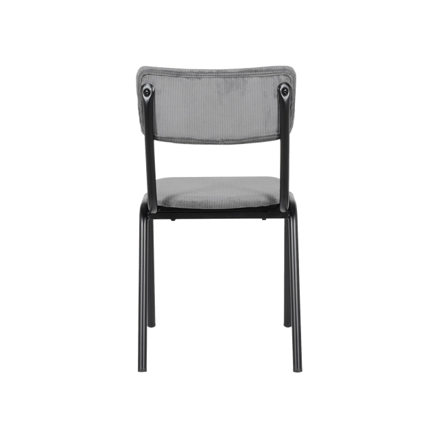 Chaise CYNTHIA coloris gris anthracite