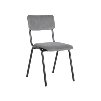 Chaise Cynthia Gris anthracite 1 place