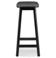 Tabouret de plan de travail Aramis Noir