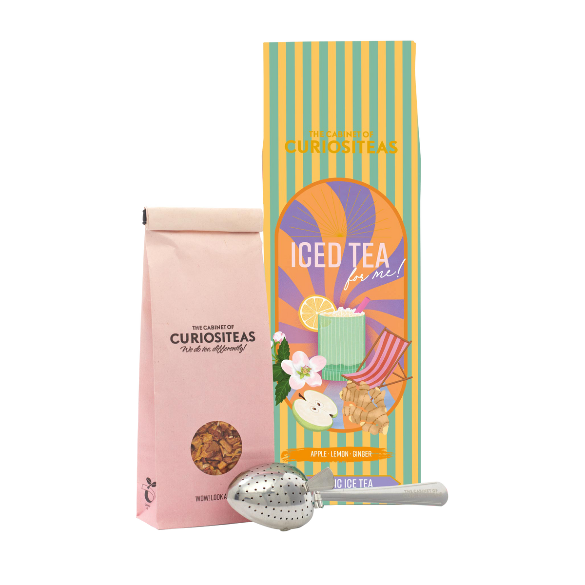 THE CABINET OF CURIOSITEAS Infusion Glacé pomme citron gingembre 80G