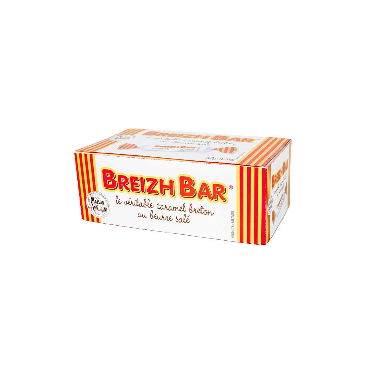 LA MAISON D'ARMORINE Confiserie Boite beurre breizh bar 80G