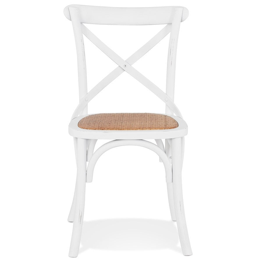 Chaise Bistrot Blanc 1 place
