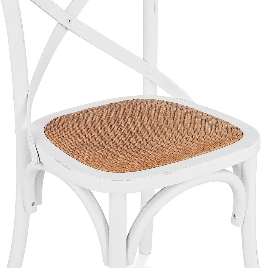 Chaise Bistrot Blanc 1 place