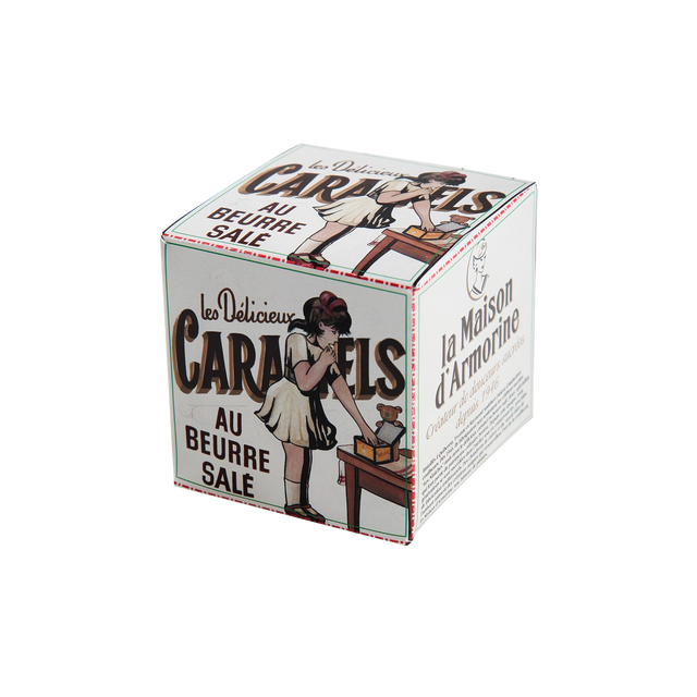 La Maison D'Armorine Confiserie BOITE CUBE CARAMELS TENDRES