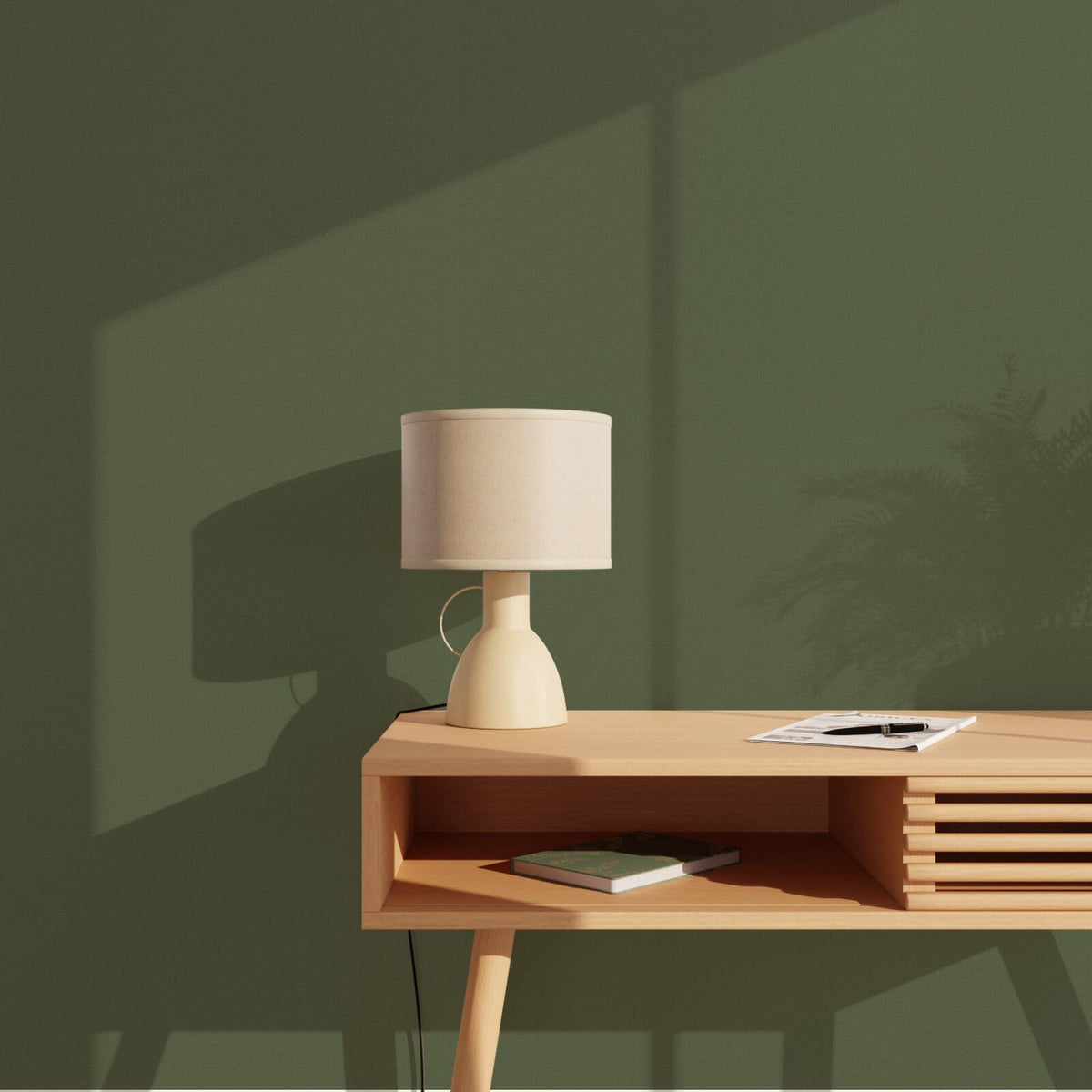 4MURS Papier peint intissé Nunca Vert forêt Lisse