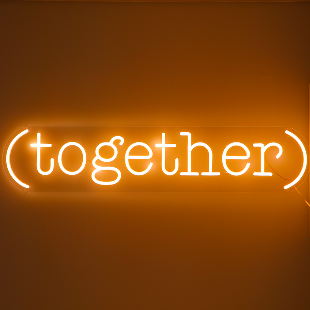 CANDYSHOCK Néon TOGETHER coloris blanc chaud